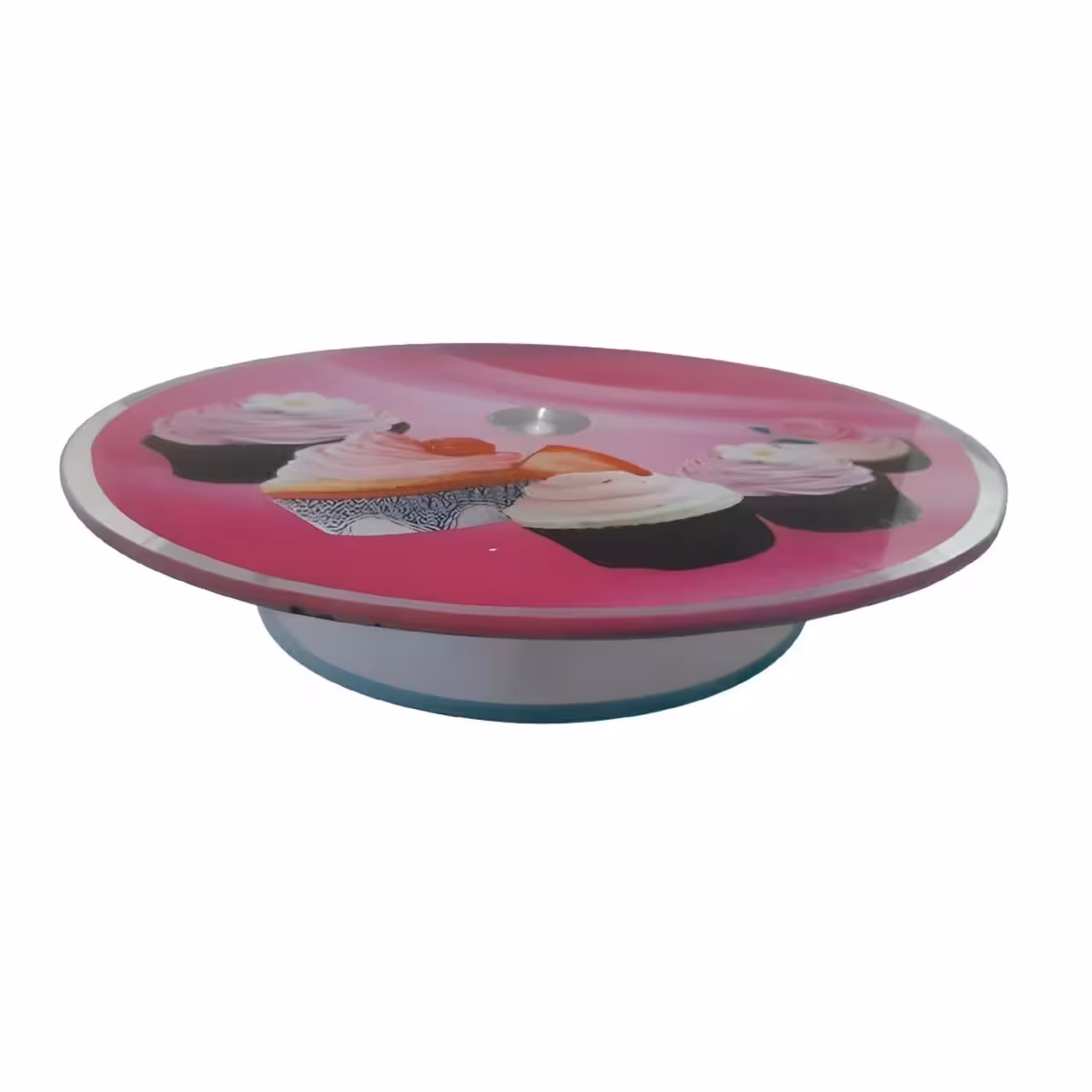 صفحه گردان کیک شیشه ای قطر 30 سانتی متری