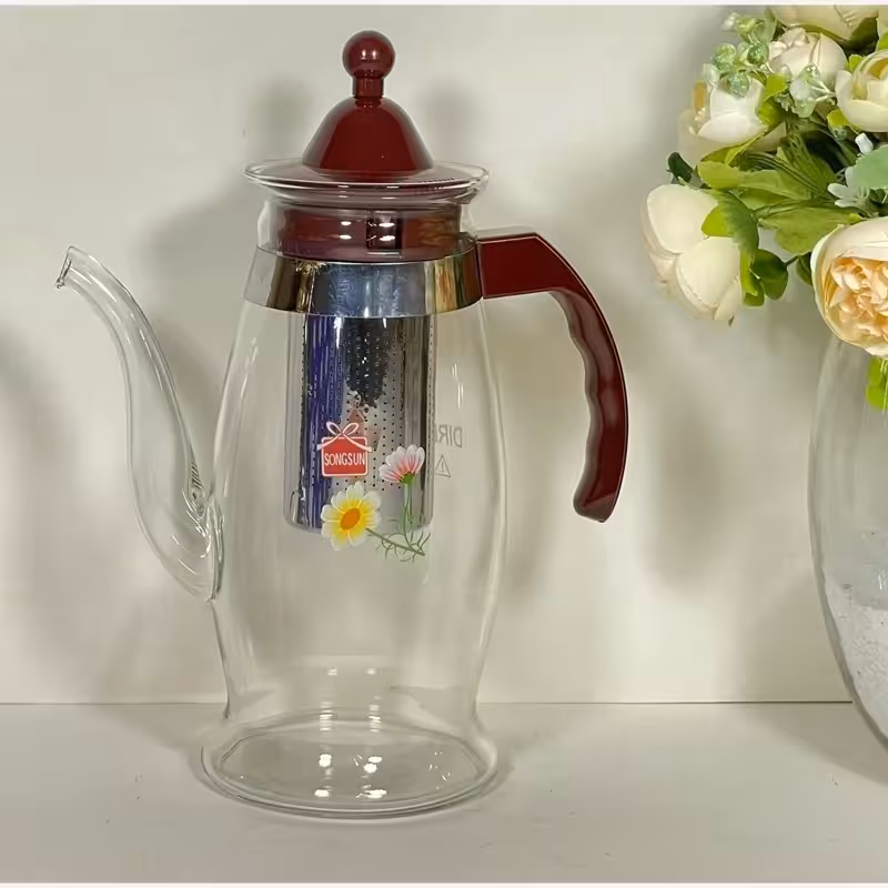 قوری 1200 میلی لیتری پیرکس فانوسی سانگ سون songsun