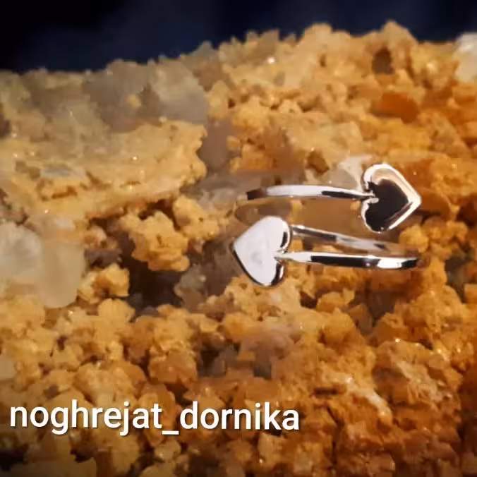 انگشترزنانه نقره قلبی