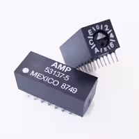 دیپ سوئیچ ,  BCD SWITCH AMP53137-5