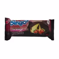 کیک با طعم توت فرنگی بینگو پلاس 75 گرمی