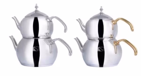 کتری قوری لوله دار دسته استیل KSTمدل B0011 2024