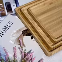 سینی بامبو مستطیل 3 تایی وارداتی