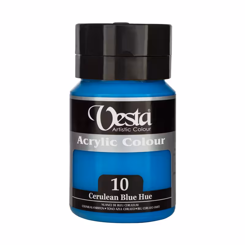 رنگ اکرلیک وستا مدل Acrylic Colour حجم 250 میلی لیتر | چاوه