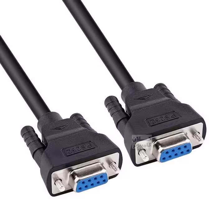 کابل 9 پین دو سر ماده کراس سریال ( RS 232 )
