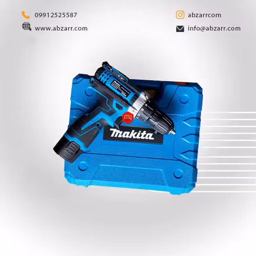 دریل شارژی 18 ولت دو باطری طرح ماکیتا (( اقساط یک ساله ))