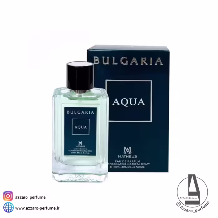 ادکلن مردانه متئوس مدل bugari aqua حجم 110میل