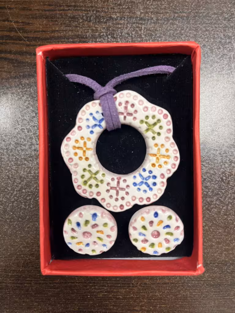 نیم ست سرامیکی هفت رنگ