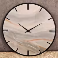 ساعت دیواری مرمر رزینی