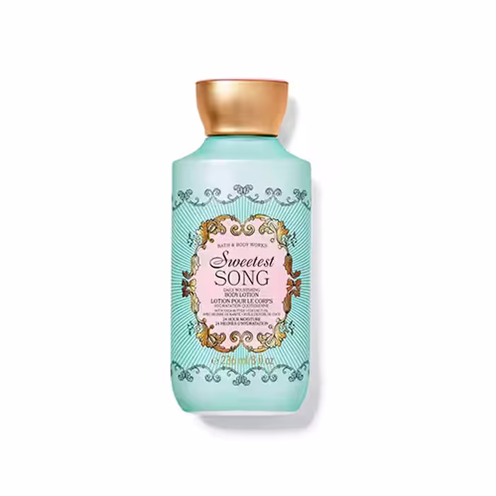 لوسیون مرطوب کننده بدن مدل SWEETEST SONG برند BATH AND BODY WORKS