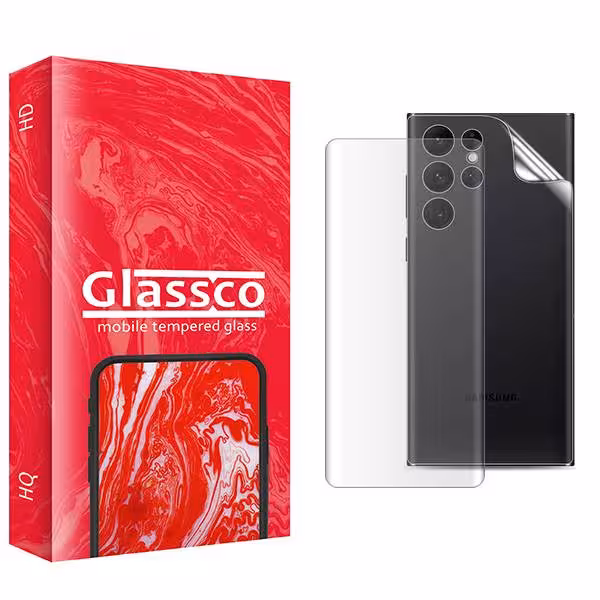 محافظ صفحه نمایش گلس کو مدل CGo1 UV مناسب برای گوشی موبایل سامسونگ Galaxy S23 Ultra  به همراه محافظ پشت گوشی