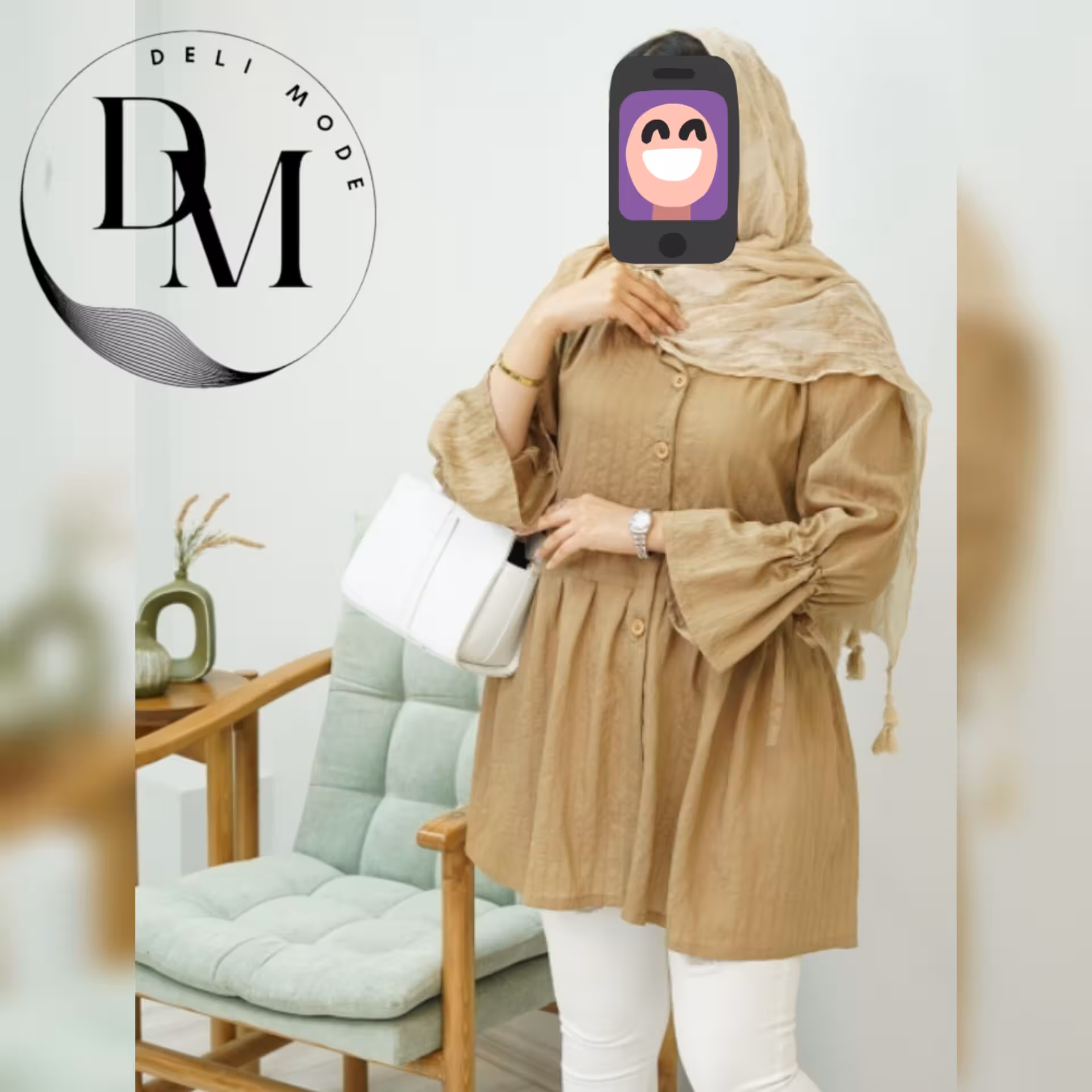 مانتو عروسکی آستین بندی