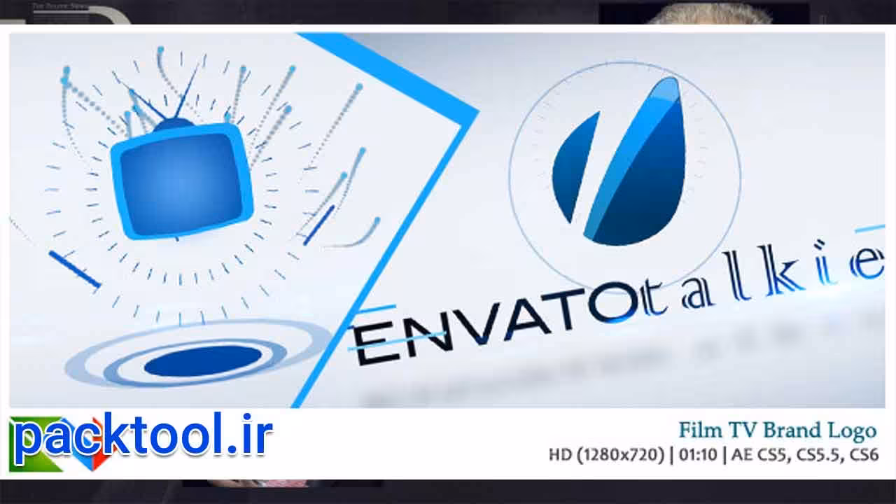 دانلود پروژه آماده افتر افکت نمایش لوگو فیلم و تلویزیون Film TV Company Logo - پک تول