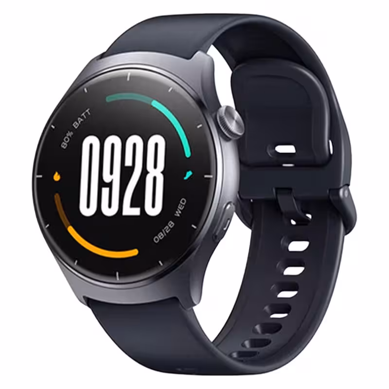 ساعت هوشمند میبرو مدل Watch Lite 3 مناسب برای ورزش، روزمره، رسمی، دارای قابلیت‌های صفحه نمایش رنگی و لمسی، قابلیت مکالمه از طریق بلوتوث، بند چرم، فرم صفحه دایره | کالا مکس