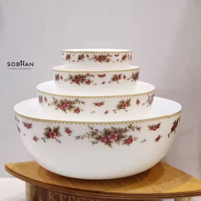 کاسه آرکوپال طرح رز گلدن اپال در 4 سایز