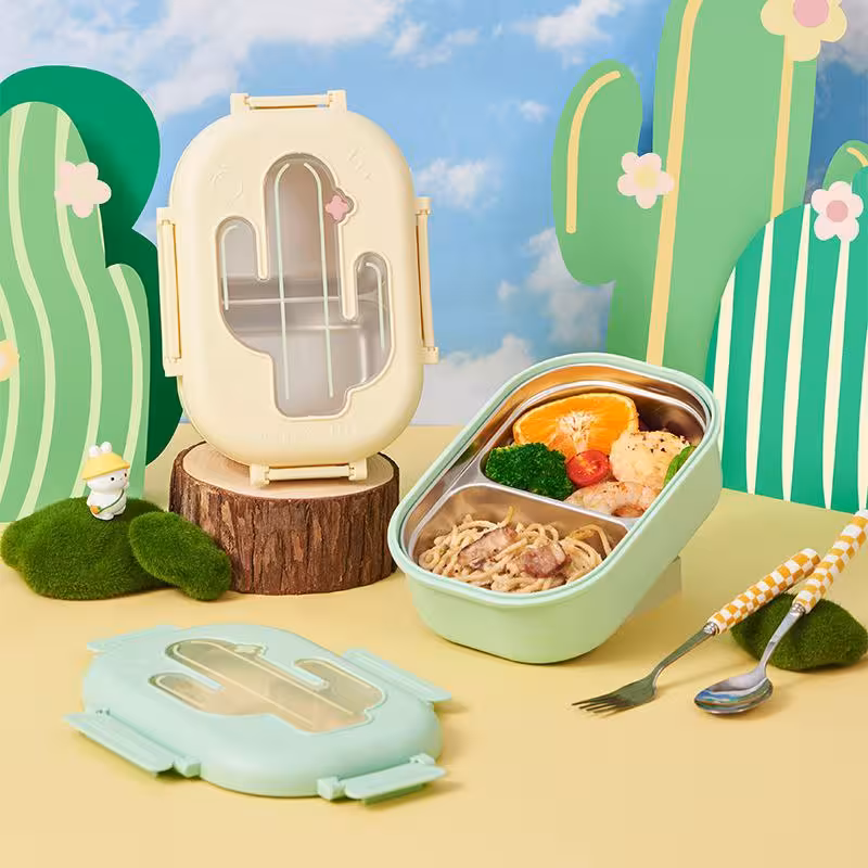 ظرف غدا طرح کاکتوس