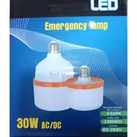 لامپ اظطراری شارژی تاشو سرپیچ معمولی 30 وات