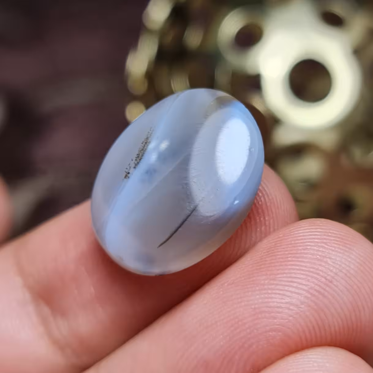  نگین فوق العاده زیبای سنگ صد درصد طبیعی عقیق اصل خراسانی
کد  25200