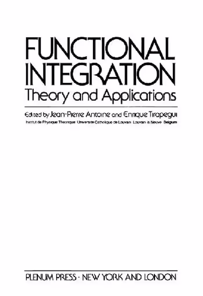 خرید و دانلود نسخه کامل کتاب Functional integration theory and applications