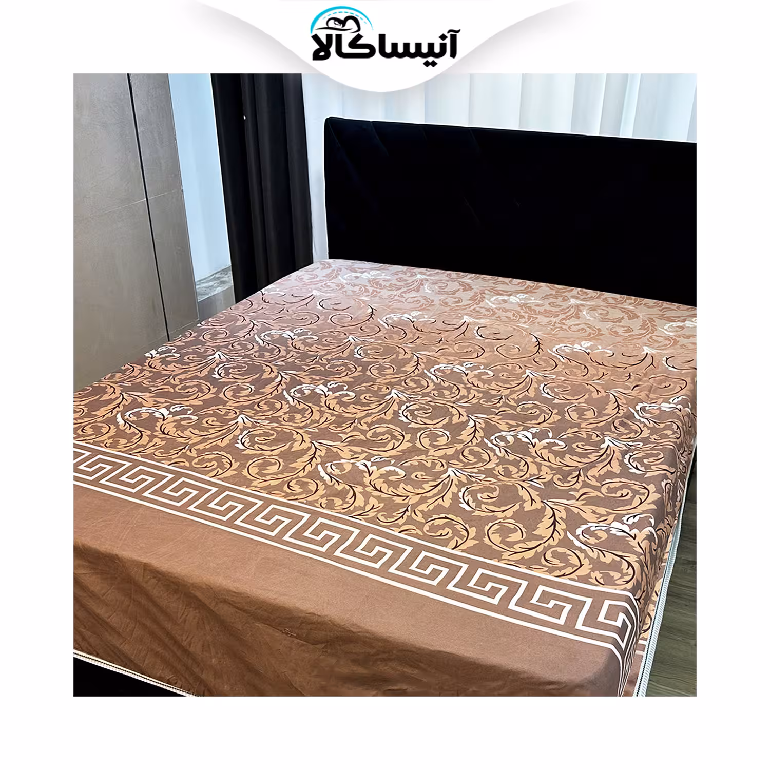 ملحفه روتکشی آنیسا کد 03 یکنفره سایز 200×90 سانتی متر