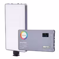 نور ثابت ال ای دی نایس فتو NiceFoto TC-158RGB.W RGB LED video light