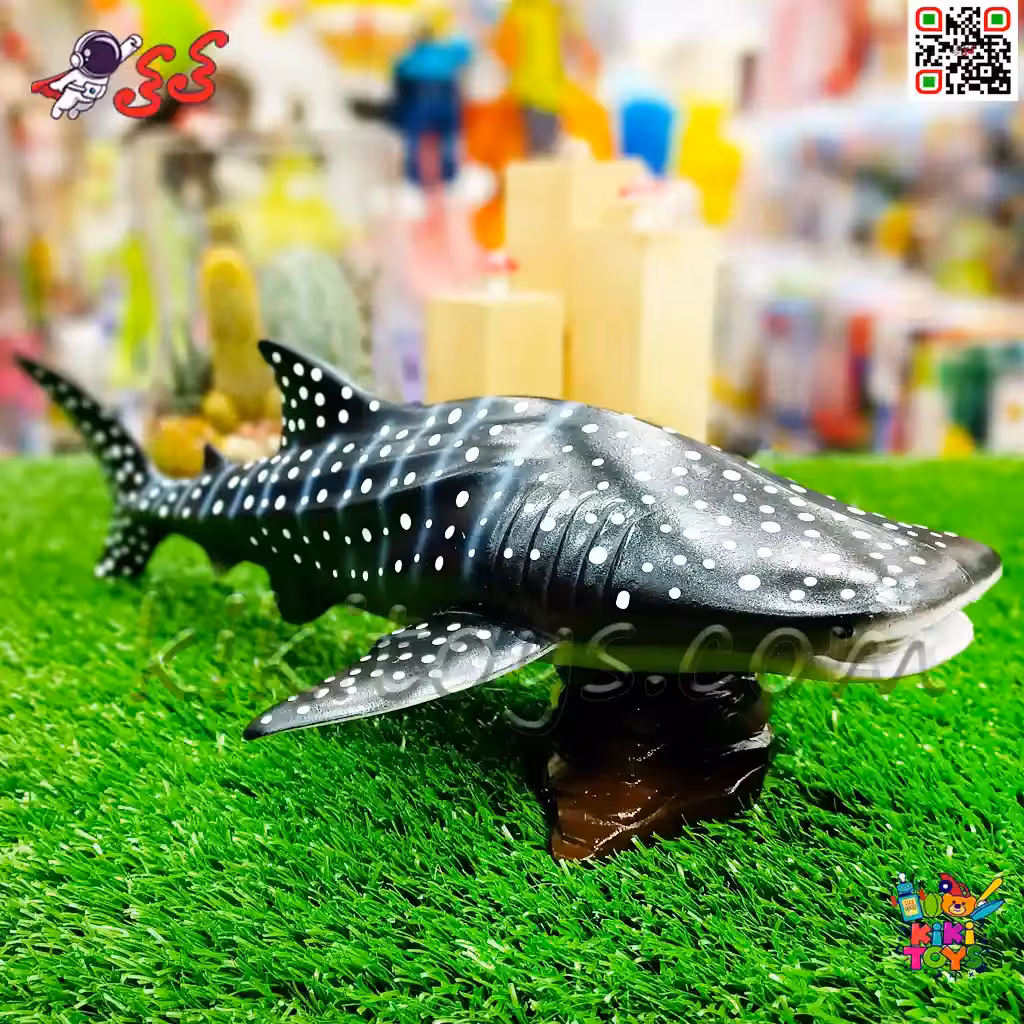فیگور حیوانات ماکت کوسه خالدار بزرگ اسباب بازی Shark figure 854