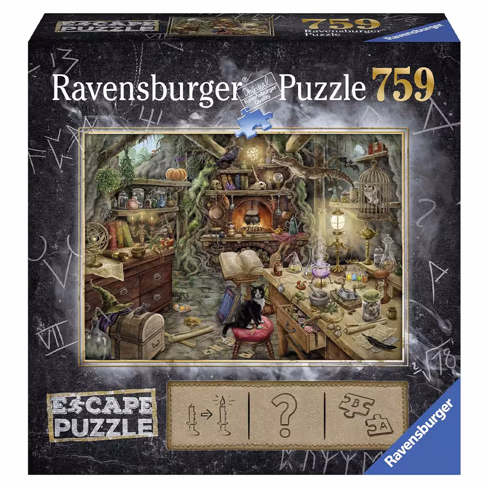 پازل معمایی 759 قطعه Ravensburger طرح آشپزخانه جادوگران
