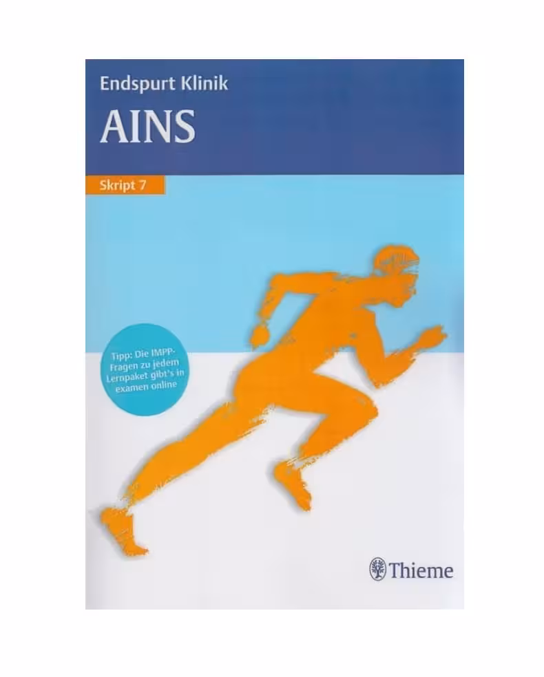 کتاب پزشکی آلمانی Endspurt Klinik AINS Skript 7