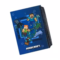 دفتر مشق 100 برگ حاشیه دار لانگو طرح ماینکرفت 1