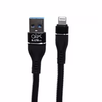 کابل شارژر لایتنینگ برند اوآک مدل K-178