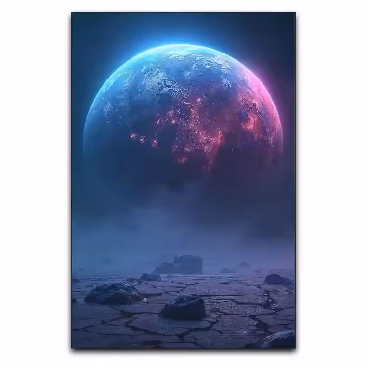 تابلو بوم طرح کهکشان