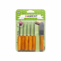 کارد کره خوری هامنت دسته چوبی بسته 6 عددی