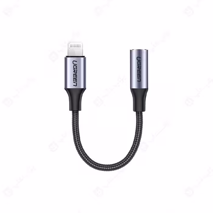 تبدیل لایتنینگ آیفون به جک 3.5 میلی متر یوگرین مدل US211 MFI