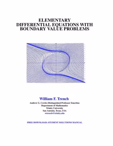 خرید و دانلود نسخه کامل کتاب Elementary Differential Equations with Boundary Value Problems