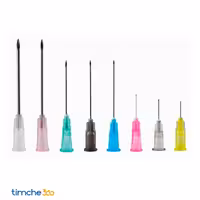 سر سوزن حلما گیج 27 طوسی طول 12mm بسته 300 عددی