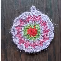 اسکاچ طرح گل ، زیبا ، سایز بزرگ 12سانت ، در رنگ های مختلف 