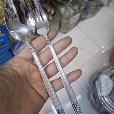 سرویس قاشق و چنگال 24نفره 120 پارچه یونیک المانی لیزری شیک و زیبا