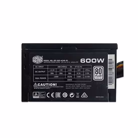 پاور کولرمستر مدل Cooler Master RS-600-ACAB