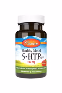 قرص جویدنی بهبود خلق‌ و خو 5-HTP برند Carlson ـ بسته 60 عددی