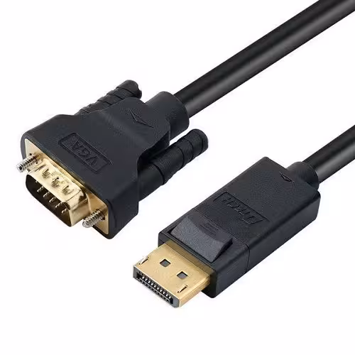 کابل Display port به VGA به طول 18 متر