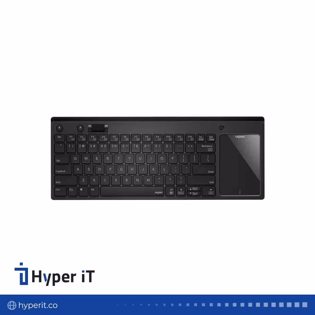 کیبورد بی‌سیم تاچ پد دار رپو مدل K2800