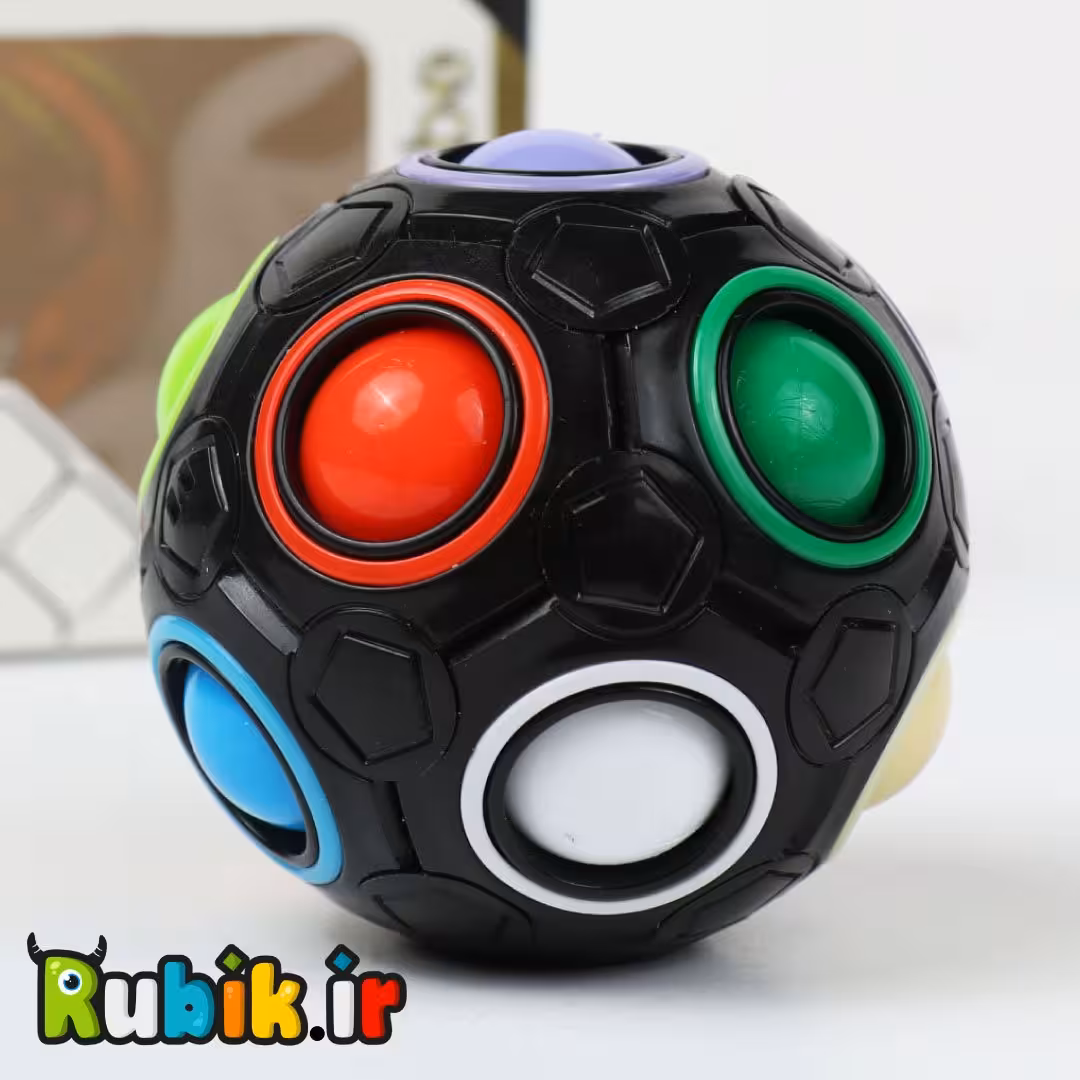 توپ رنگین کمان اسپینری مشکی