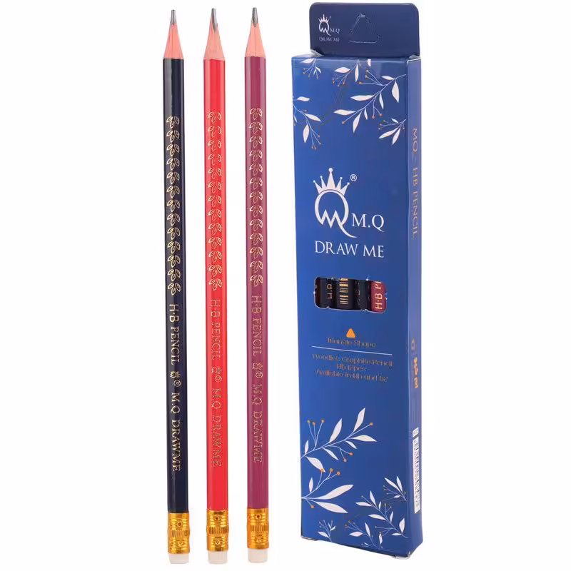 مداد مشکی ام کیو M.Q H-15 بسته 12 عددی