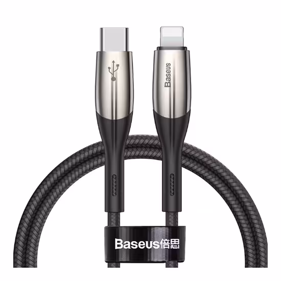 کابل 1 متری Type-C به Lightning بیسوس مدل Baseus Horizontal CATLSP