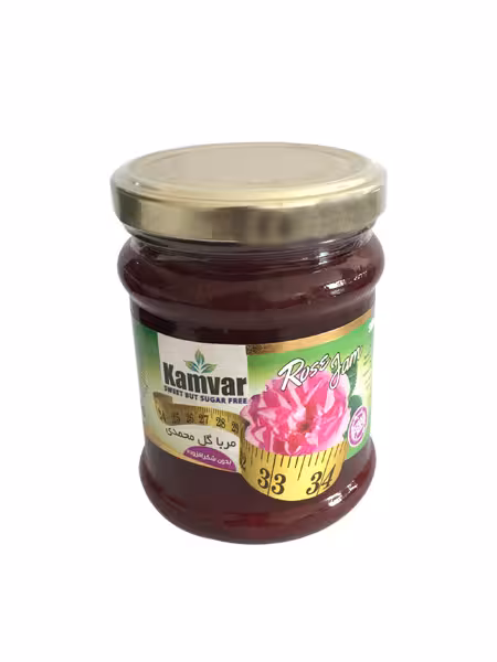 مربای گل سرخ بدون شکر و رژیمی کامور