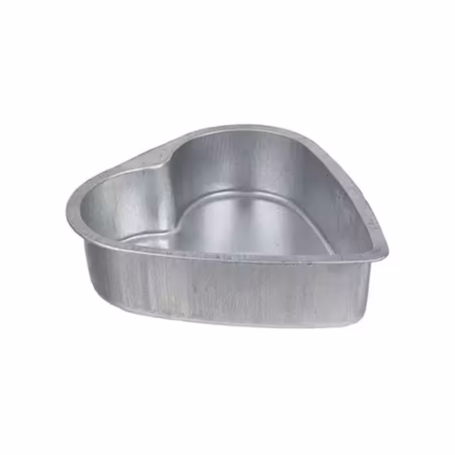 قالب کیک گالوانیزه موج مدل قلب سایز 22×23 سانتی متری