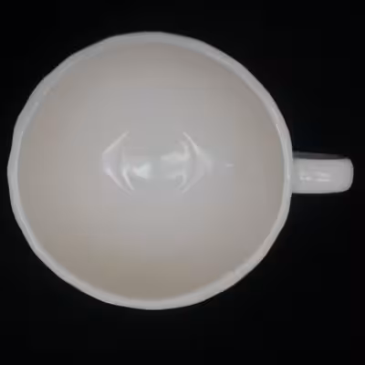  ست فنجان و نعلبکی سرامیکی هیوا مدل گل رز برجسته کد 10882355