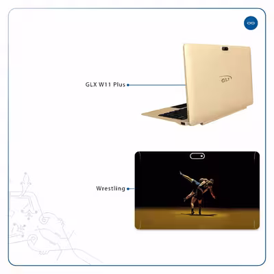 برچسب پوششی ماهوت مدل Wrestling مناسب برای تبلت جی ال ایکس W11 Plus