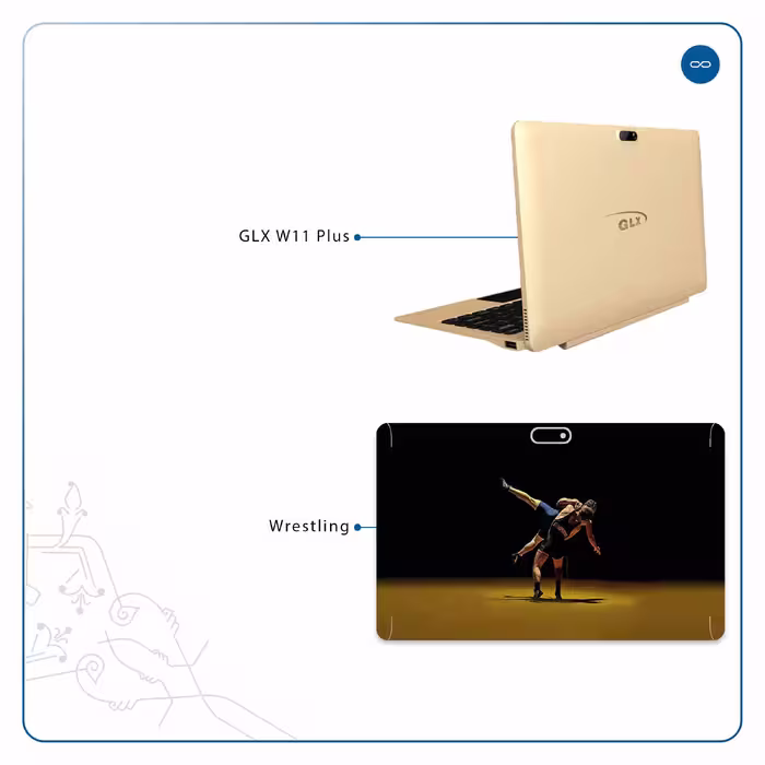 برچسب پوششی ماهوت مدل Wrestling مناسب برای تبلت جی ال ایکس W11 Plus