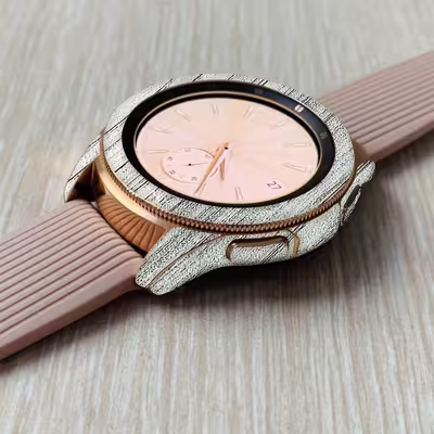 برچسب ماهوت طرح White Wood مناسب برای ساعت هوشمند سامسونگ Watch4 Classic 42mm